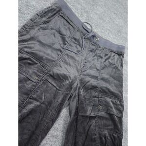 XCVI Corduroy Culottes Pants Women's Medium Gray Stretch Wide Leg Baggy Crop